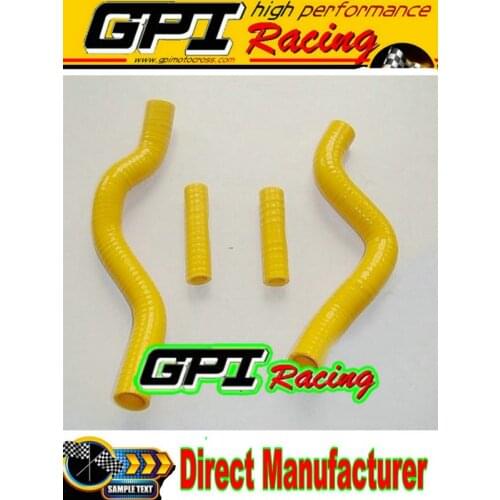 High performance silicone radiator hose FOR Suzuki RM250 RM 250 2001-2008 07 06 05 04 03 02 YELLOW