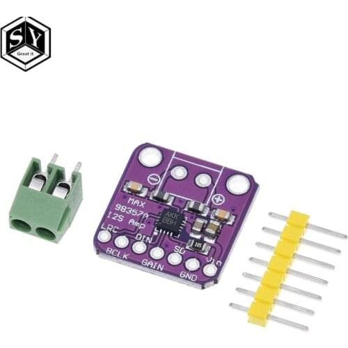 1PCS Great IT Max98357 3w Class D Amplifier Breakout Interface I2s Dac Decoder Module Filterless Audio Board For Raspberry Pi Es