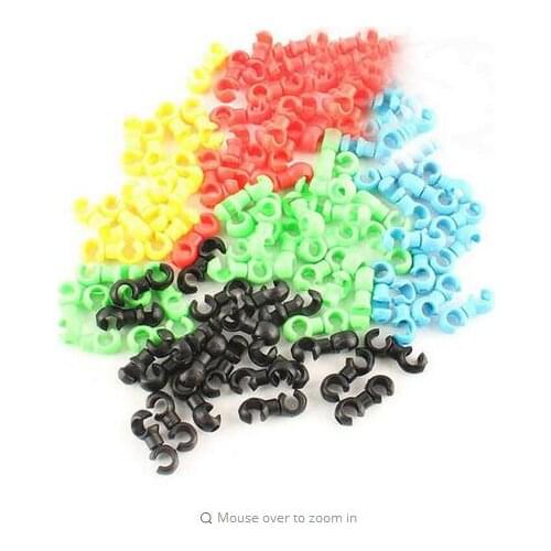 10Pcs Rotatable MTB Brake Line C/S Buckle Bike Brake Derailleur Shift Cable Pipeline Storage Device Ring ClaspLine Tube