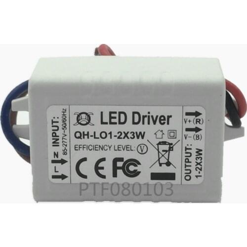 5pcs Constant Current LED Driver1-2x3W 600mA3-7V3W 6W 600mA 3 6W Watt External Lamp Light COB Power Supply Lighting Transformer