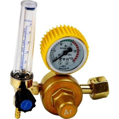Ar gas gauge tube flow meter Ar gas pressure gauge pressure release valve