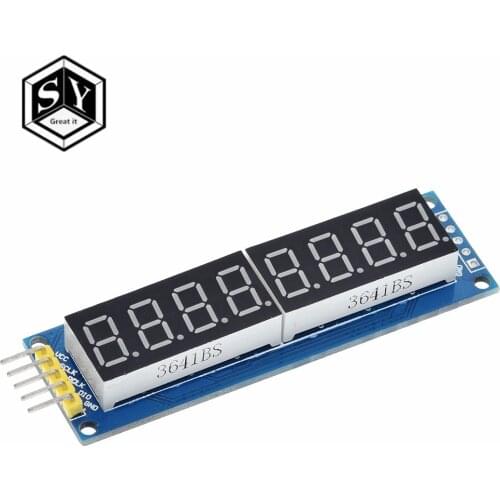 GREAT IT 74HC595 CWG 8-Digit 8 Bits 8bit Digital Tube Display Control Module Red Three IO for Arduino 595 Driver