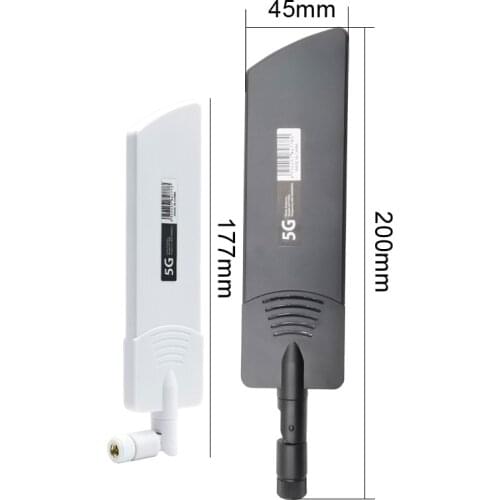 Wide range 600~6000Mhz Flexible Fold wireless router 2G 3G GSM GPRS 4G 5G Hign Gain 40dBi LTE signal booster WIFI Antenna 1PCS