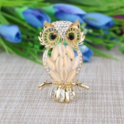 Personality Owl Brooch Jewelry For Women/men Fashion Jewelry Brooch Pins Metal Scarf Wedding Gift Diy Jewellery Accessories