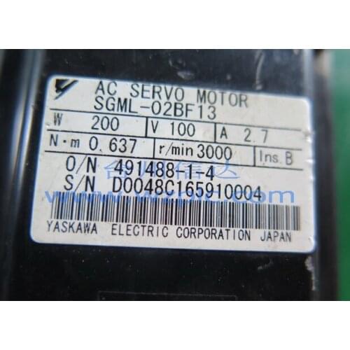 USED 100% TESTED AC SERVO MOTOR SGML-02BF13 *100% REAL STOCK,Please contact us for real photo