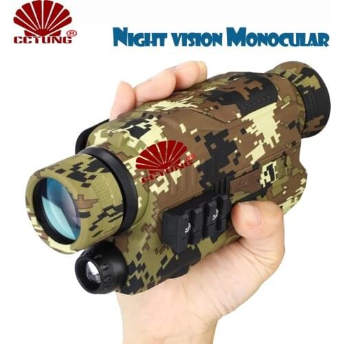Camouflage Digital IR Telescope Hunting Camera with 5x32 Optics Night Vision Monocular & TFT LCD Adjustable Infrared Illuminator