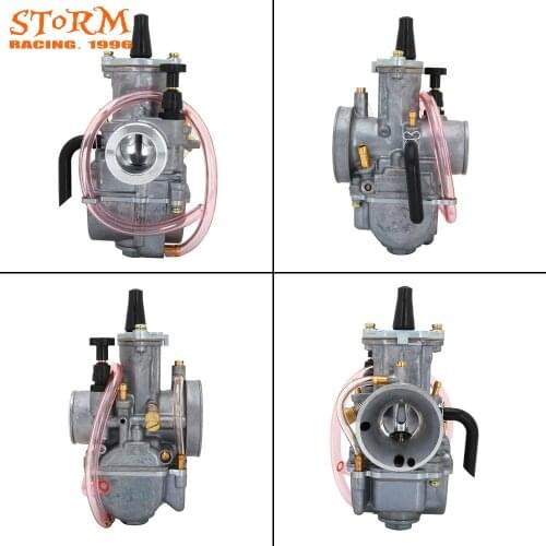 Universal Carburetor Carb Carburador For PWK JOG DIO KR150 RTL250 CR80 CR85R CR125 NSR50 NSR80 DT100 ATV 21 24 26 28 30 32 34mm