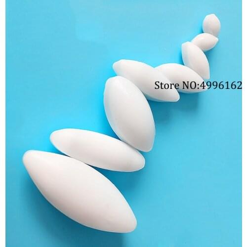 Laboratory Magnetic Stirrer Mixer PTFE Stir Bars PTFE Olive Stirring Rod Spinbar,Pack of 5pcs