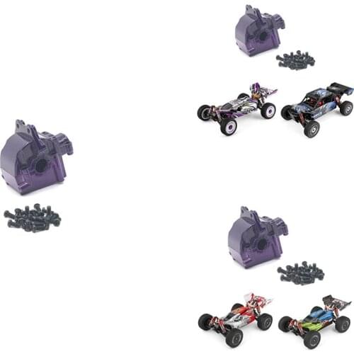 Metal Differential Gearbox Housing Cover for Wltoys 144001 124019 124018 RC Car Upgrade Parts Accessories