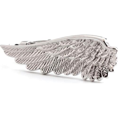 Angel wings men tie clip