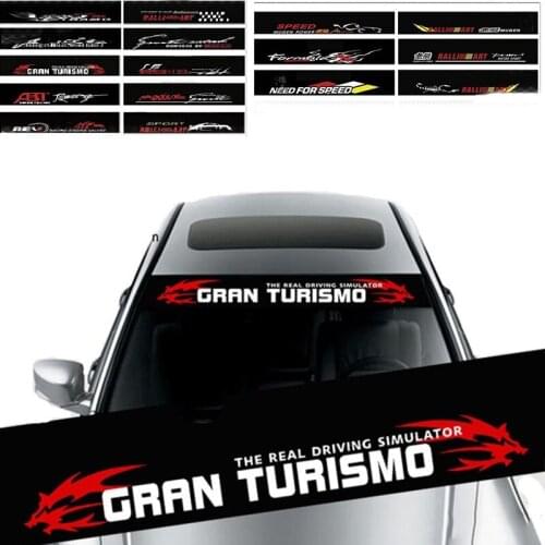 Car Front Rear Windshield Decal Sticker For Toyota Corolla Avensis RAV4 Yaris Auris Hilux Prius verso MG 3 ZR Buick