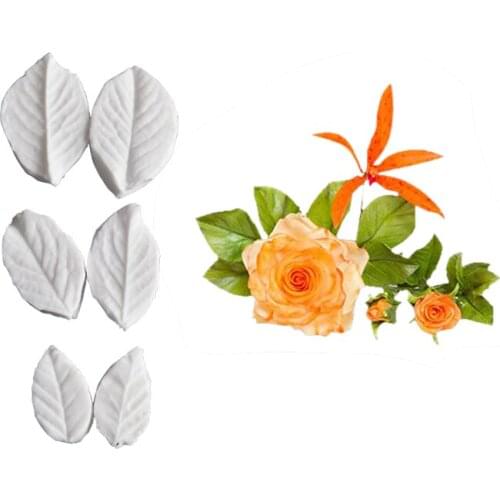 NEW Mini Rose Leaf Veiner Silicone Mold Fondant Cake Decorating Tools Chocolate Gumpaste ,Sugarcraft,Kitchen AccessoriesM2470