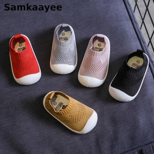 0-4y kids Flat Shoes Spring Autumn Newborn Infant Prewalker Casual Soft Bottom Slip-On Toddler Comfortable Lighted Footwear S24
