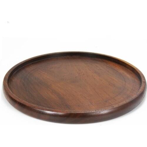 Whole wood pizza/sushi/Western style/tea/fruit plate tray 23-24cm H 2cm