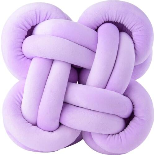 Simple Solid Color Knotted Floor Pillow Cute Soft Sofa Window Chair Cushion Warm Plush Butt Pads Tatami Mattress Home Decor
