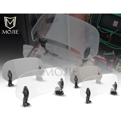 Motorcycle Windshield Extension Spoiler Windscreen Air Deflector For BMW S1000R S 1000 RR XR R 850 900 R RT R1250GS HP F900XR
