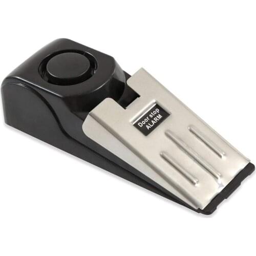 Door Alarm Stopper Security Wedge with 120dB Loud Wedge, Home Apartment Traveling Security Door Stopper Door Stop Safety Tools