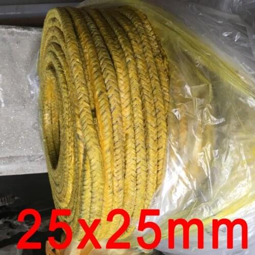 25mm x 25mm Pure cotton yarn packing plain yarn stuffing seal Grease Water pump seal Butter packing
