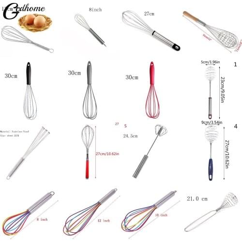 Egg Beater Stainless Steel Egg Whisk Manual Hand Mixer Self Turning Egg Stirrer Kitchen Accessories Egg Tools