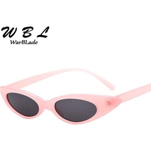 WarBLade Vintage Rectangle Women Cat Eye Sunglasses Brand Designer Ladies Small Frame Black Sun Glasses Retro Eyewear 2019