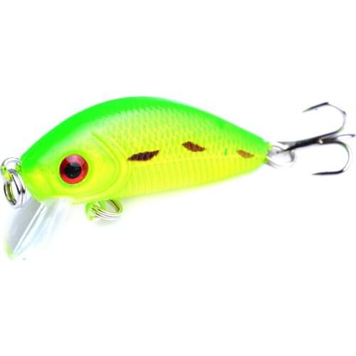 1PCS 4.7cm 3.7g Swim Fishing Crankbait 3D Eyes Artificial Hard Bait Bass Tight Wobble Japan Slow Floating Fishing Lure Tackle