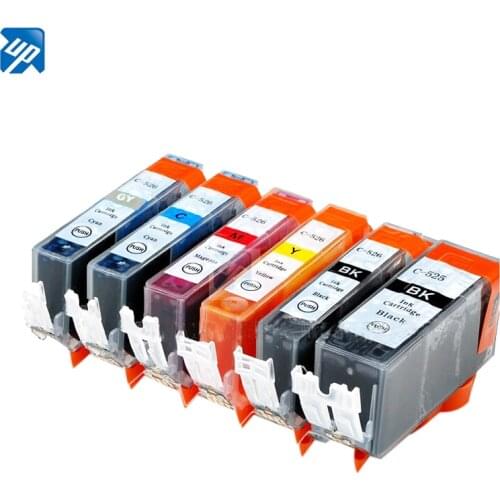 30 x PGI525 CLI 526 BK C M Y GY ink cartridge for CANON PIXMA MG6100 MG6150 MG6250 MG6150 MG8150 MX715 MX885 PRINTER