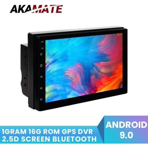 2Din 7'' Universal Android Car Radio Receiver Deshboard Multimedia Radio Player with HD Screen Bluetooth GPS 16G ROM Stereo