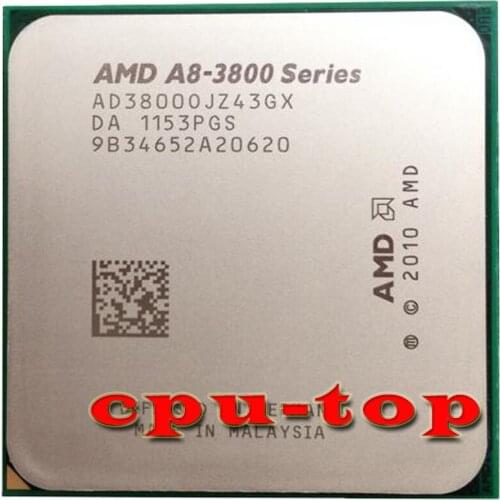 Free Shipping AMD A8-Series A8 3800 2.4 GHz Quad-Core CPU Processor AD3800OJZ43GX Socket FM1