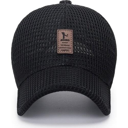 Summer Mesh Breathable Sunshade Hat Mens Outdoor Sun Hat Summer Womens Hollow Mesh Baseball Cap