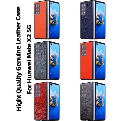 Genuine Leather Case For Huawei Mate X2 5G Case For Huawei Mate X2 Phone Case Fro Huawei MateX2 Case