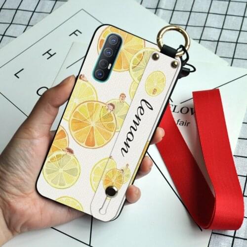 Wrist Strap Case For OPPO Reno 4 SE 3 5 Pro Plus 10X ZOOM Neck Lanyard Back Cover For Reno Ace 2 Z