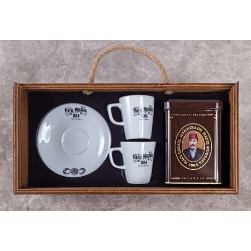 Wooden Box English Coffee Gift Set