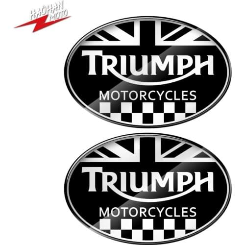 For Triumph Daytona 675 765 Tiger 800 Explorer Tank Pad 3D Motorcycle Racing Sticker Union Jack Decal