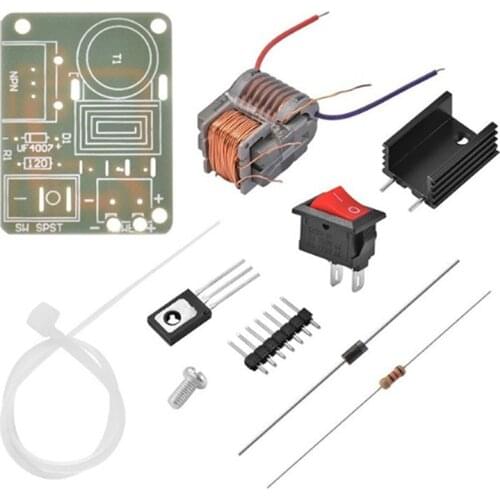 15KV High Voltage Generator DIY Kit Arc Ignition Coil Module High Frequency Transformer DIY Inverter Step Up Boost Converter Sui