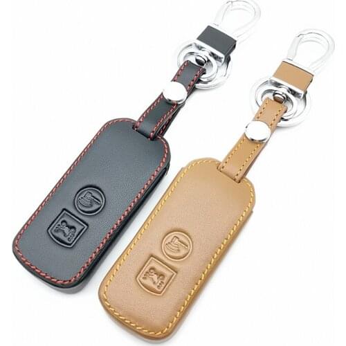 Hot Sale Motor Genuine Leather Key Shell Case Cover For Honda PCX 150 Hybrid X-ADV SH125 Scoopy Forza 125 SH300 2 Button Key Bag