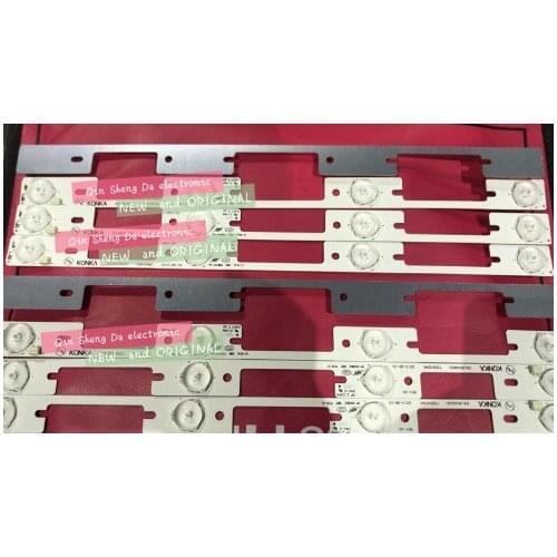 BEST LED backlight bar for KONKA KDL39SS662U 35018339/35018340 327mm 4 LEDs( 1 LED 6V)