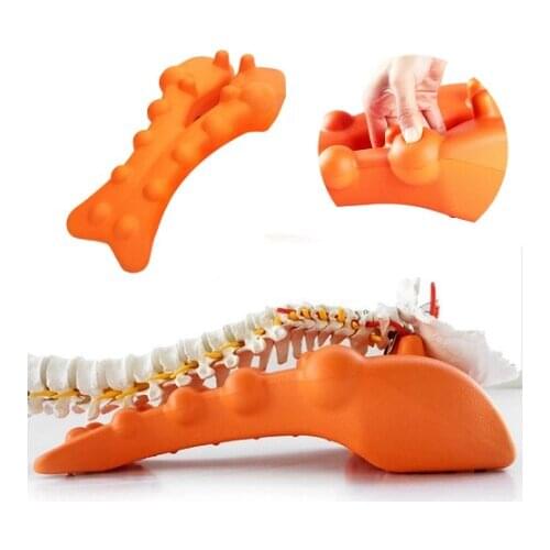 Back Neck Massager Stretcher Correct Cervical Vertebra Lumbar Traction Straight Shiatsu Relax Pain Relief Back Massager Fitness