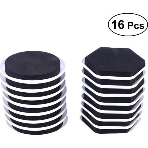 16 Pcs Furniture Sliders Tough Efficient Durable Helpful Reusable Furniture Movers for Moving Heavy Furnitures Sundries