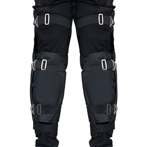 Motorcycle Leather Kneepads Winter Waterproof Knee Pads Skiing Skating Protector Windproof Warm Knee Pads