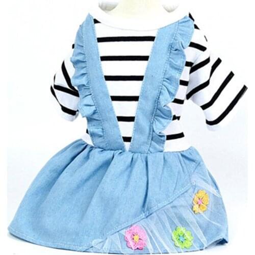 Small Dogs Clothes Dresses Cats For Pets Dress Summer Chihuahua Puppy Wedding Dress Girl Dog Clothes vestito cane robe chien