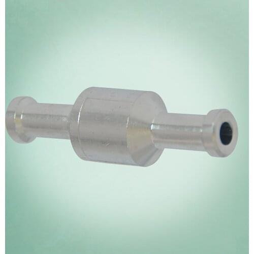 8 mm 5/16in Fuel Petrol Oil One-Way Non Return Check Valve for Fuel Gas Liquid Air/Vacuum- Aluminium Alloy