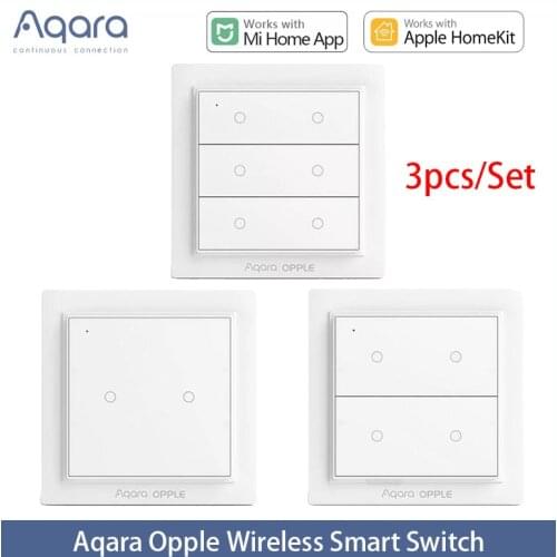 Original Aqara Opple Wireless Switch Zigbee 3.0 Smart Light Switch 2/4/6 Buttons APP Remote Control For Apple Homekit Mijia APP