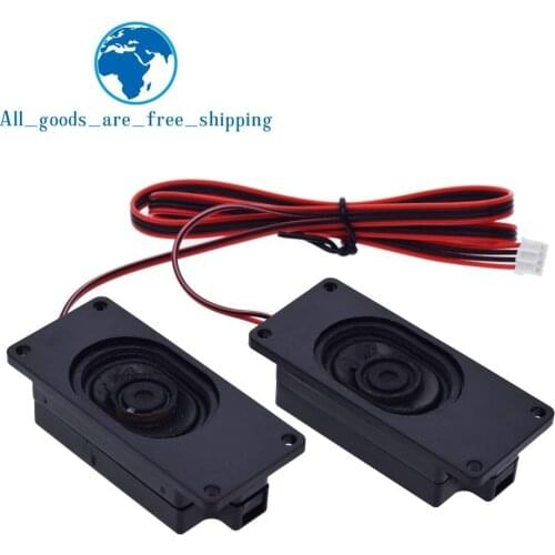 TZT 1pair Audio Portable Speakers 3070 4Ohm / 8Ohm 3W Computer Speaker Advertising LCD TV Speakers Loudspeaker Rectangle Speaker