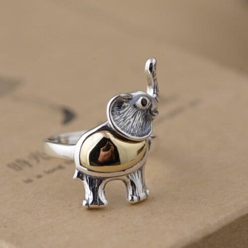 S925 pure silver Thai silver bracelet female of lucky elephant new products