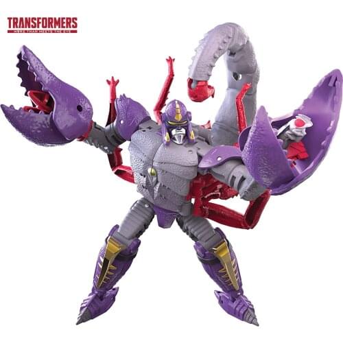 Transformers Battle of Cybertron Kingdom Deluxe WFC-K23 Predacon Scorponok Action Figure Childrens Birthday Gift Toys F0677