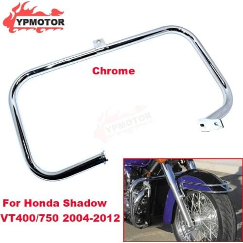 VT 400/750 04-11 Motorcycle Chrome Engine Guard Bumper Highway Crash Bar For Honda Shadow Aero VT750 VT750C VT400 2004-2011