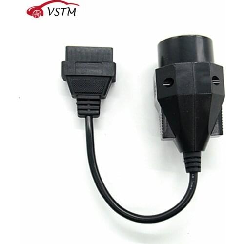High quality OBD OBD II Adapter for BMW 20 pin to OBD2 16 PIN Female Connector e36 e39 X5 Z3 for BMW 20pin
