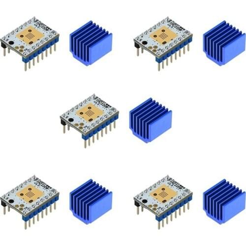5 Pcs 3D Printer Parts TMC2208 V3.0 42 Stepper Motor Driver Silent Drive Radiator for SKR V1.3 V1.4
