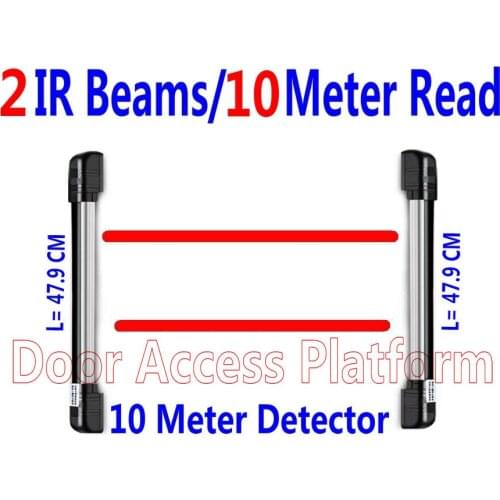 2 Infrared Beams Door Detector 10 Meter Home Secure Window Sensor Gate Alarm system/Door photocell anti-theft safety control kit