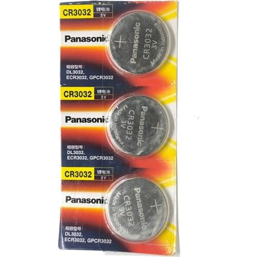 3pcs/lot Panasonic CR3032 CR 3032 DL3032 ECR3032 3V Lithium Battery Car Key Remote Control Alarm Button Coin Batteries Cell